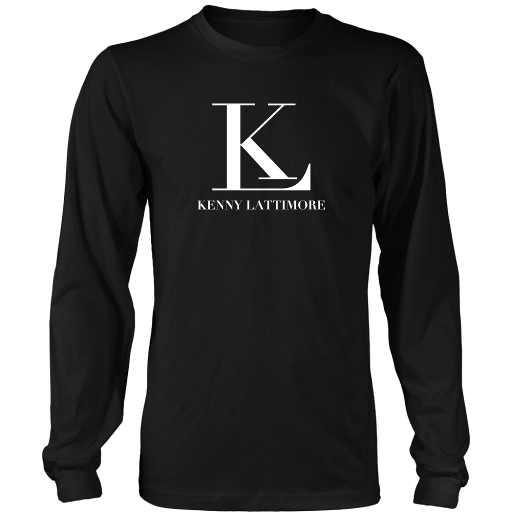 Kenny Lattimore White Logo Long Sleeve Shirt
