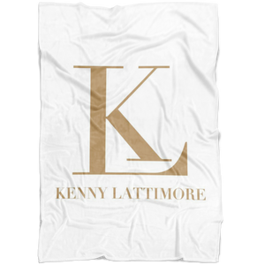 Kenny Lattimore Fleece Blanket White
