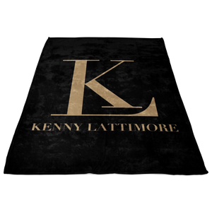 Kenny Lattimore Fleece Blanket Black