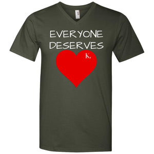 Everyone Deserves Love Men's V-Neck T-Shirt