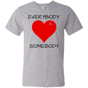 EVERYBODY LOVE SOMEBODY Men's V-Neck T-Shirt