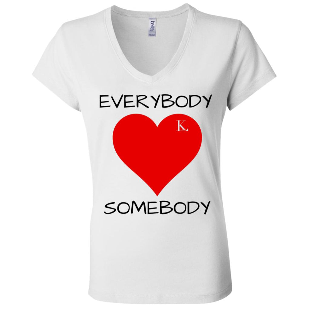 EVERYBODY LOVE SOMEBODY Women's V-Neck T-Shirt