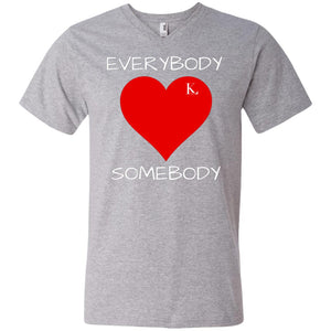 Everybody Love Somebody Men's V-Neck T-Shirt
