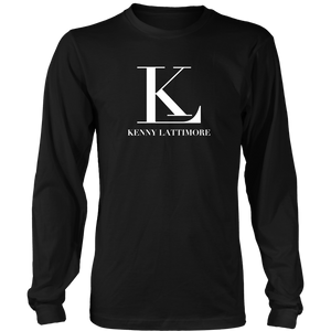 Kenny Lattimore White Logo Long Sleeve Shirt
