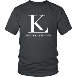 Kenny Lattimore White Logo Unisex T Shirt